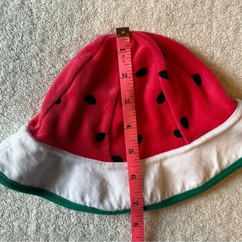 Le Top Terrycloth Watetmelon Sun Hat, Toddler 12-24 Months. Beach Summer
